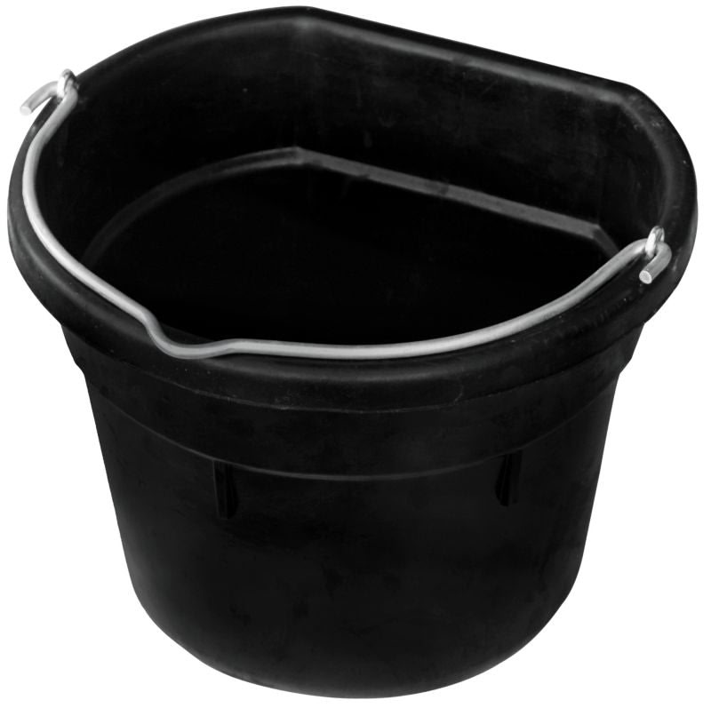 Heated Rubber Flat-Back Bucket