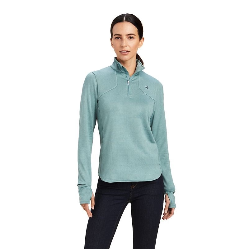 Ariat Ladies Gridwork 1/4 Zip - Image 4