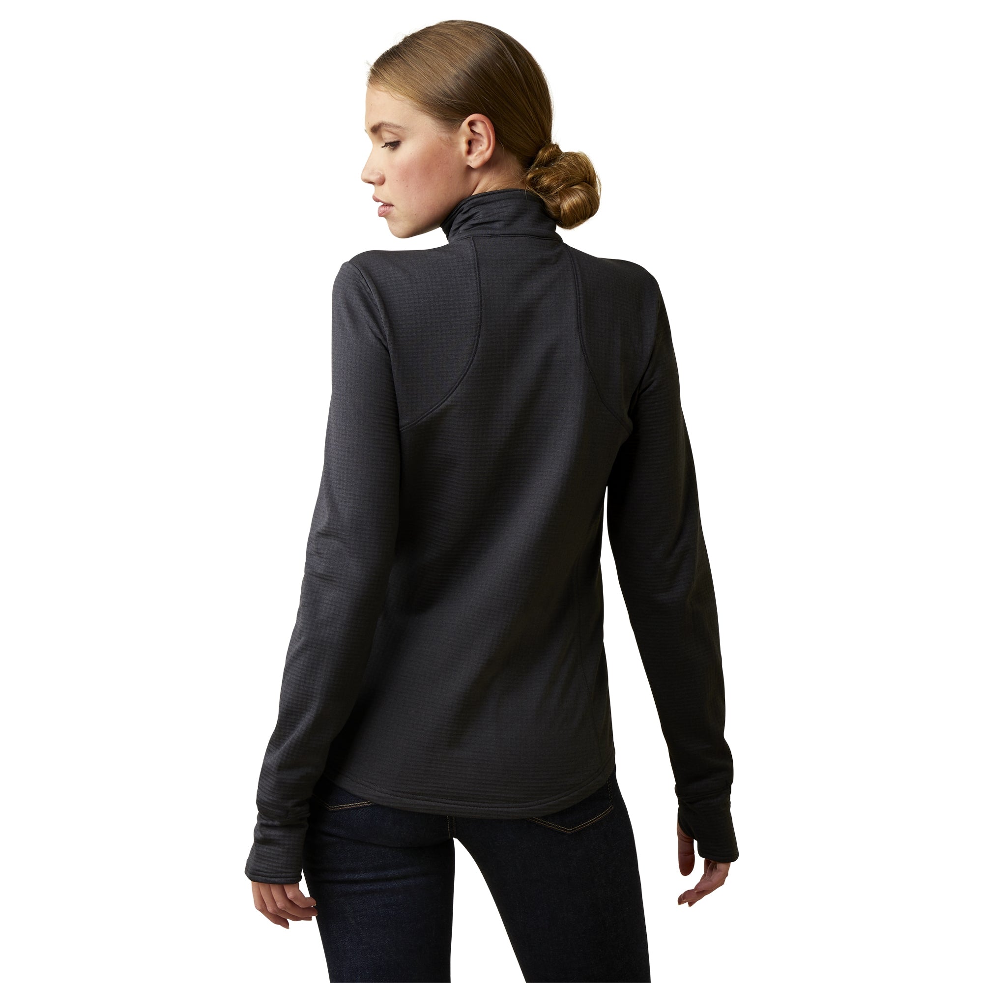 Ariat Ladies Gridwork 1/4 Zip - Image 3