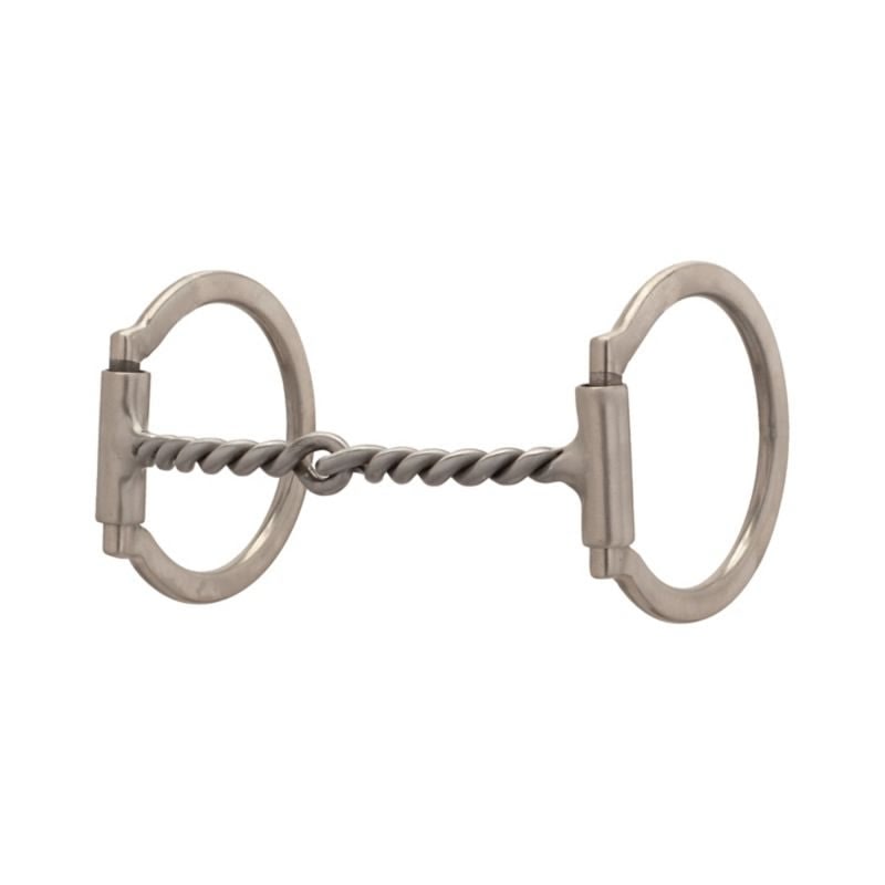 3" D-Ring Twisted Wire Snaffle 5" - Image 2