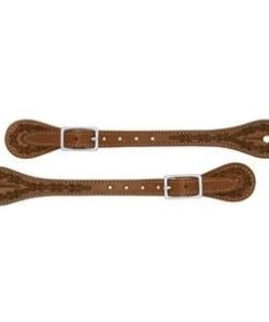 Barbed Wire Spur Straps Thin Brown