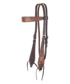 Circle Y Dusty Floral Browband Headstall
