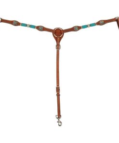 Circle Y Turquoise Roundup Breast Collar