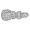 Kelly Herd Clear Ranger Style Buckle Tie Tack