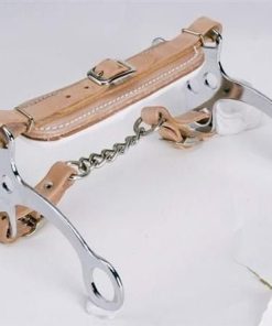 Centaur Fleece Lined Hackamore Stainless Steel