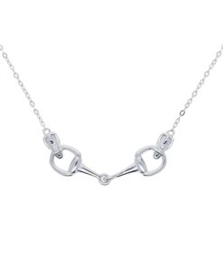 AWST Sterling Silver Snaffle Bit Necklace