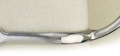 Centaur Stainless Steel Swan Neck Spurs 2Bk/Wh