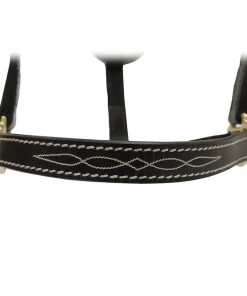 Alternative view of Huntley Fancy StitchAdj Leather Halter Pony Havana