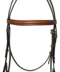 Alternative view of Classic Bridle with Laced Reins