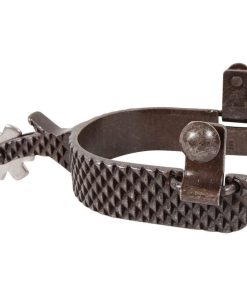 Classic Equine Rasp Spurs With Chap Guard 1In Band