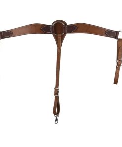 Doubled and Stitched Shaped Breast Collar