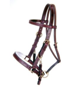 Alternative view of Australian Outrider Leather Bridle/Halter Combo