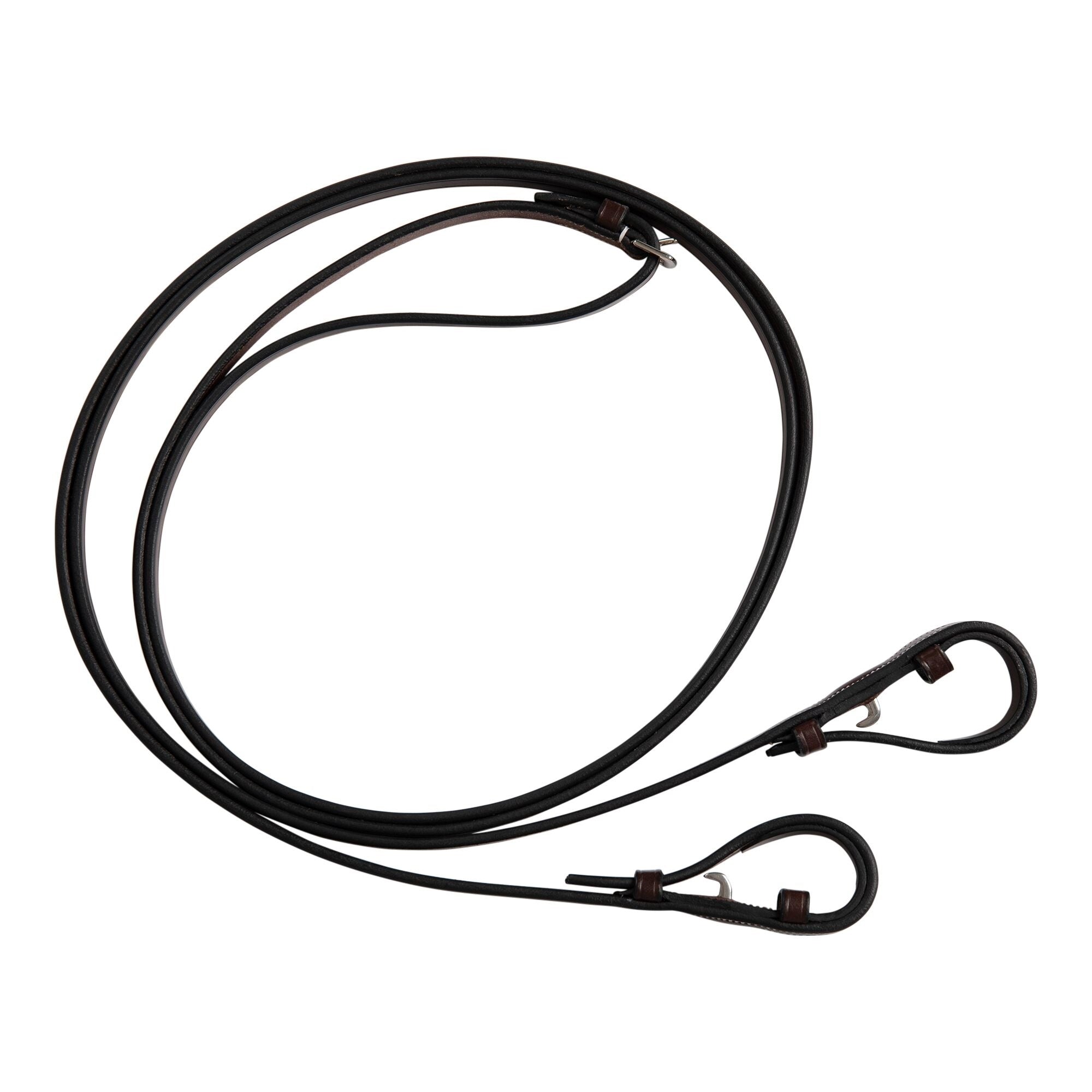 Huntley Fancy StitchRubber Reins 5/8" - Image 2
