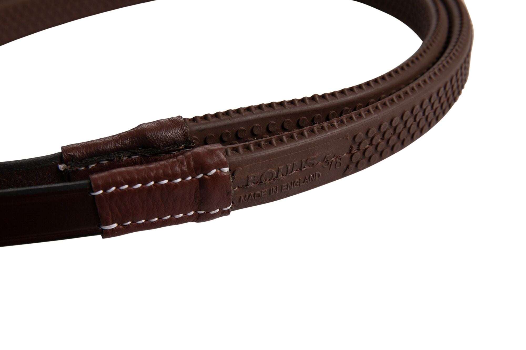 Huntley Fancy StitchRubber Reins 5/8" - Image 5