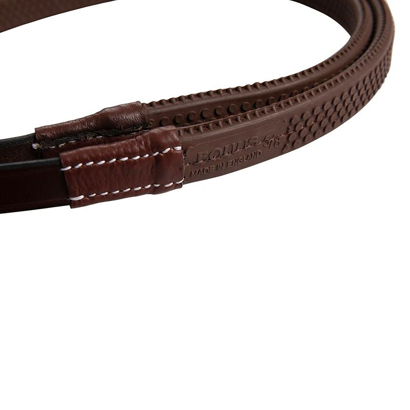 Huntley Fancy StitchRubber Reins 5/8" - Image 8