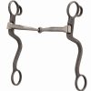 7"S-Shank Sweet IronSnaffle 5"Buffed Black