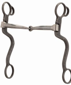 7"S-Shank Sweet IronSnaffle 5"Buffed Black