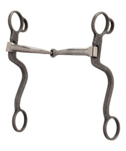 Alternative view of 7"S-Shank Sweet IronSnaffle 5"Buffed Black