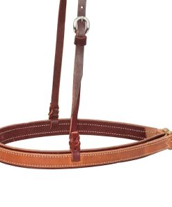 Cowboy Tack 1 1/4in Harness Overlay Latigo Noseban