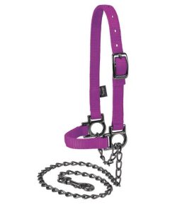 Alternative view of Adjustable Sheep Halter Graphite Hardware