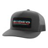Hooey Rodeo 5 Panel Trucker Hat Grey