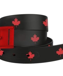 Canada Belt with Red Buckle Combo