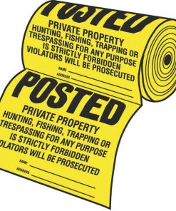 100-Piece Tyvek Sign Roll Yellow