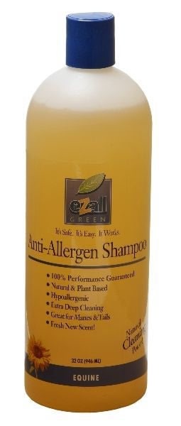 Ezall Anti Allergen Shampoo 32Oz Natural Amber