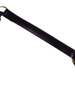Circle Y Straight Brass Breast Collar Walnut 1in