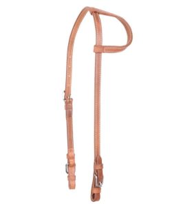 Cashel Harness Leather Stitched Slip Ear Headstall