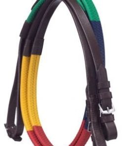 Camelot Rainbow Rubber Reins