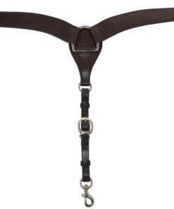 Circle Y Contoured Classic Smooth Breast Collar