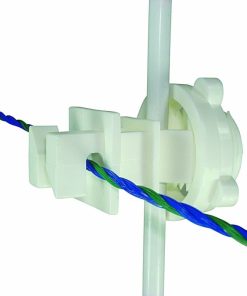 Field Guardian Round Post Insulator-Polywire/Wire
