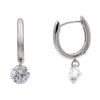Kelly Herd Clear Stone Naked Earring - 1CT