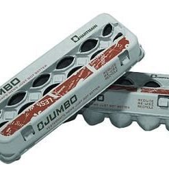 Egg Carton Jumbo 125 Pack Grey