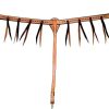 Cowboy Tack Gold Roughout Buckstitch Breast Collar