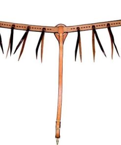 Cowboy Tack Gold Roughout Buckstitch Breast Collar