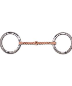 Flat Loose Ring Copper Twisted Wire Snaffle 5