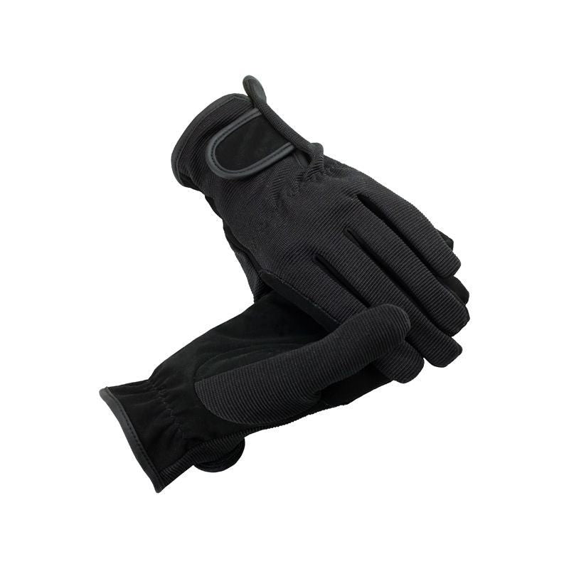 HorZe Multi-Stretch Riding Gloves LG Black - Image 5