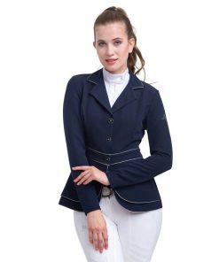 Cavalliera Ladies Venice Show Jacket 10 Black/Grey