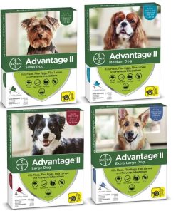 Alternative view of Advantage II for Dogs 4 Month Supply