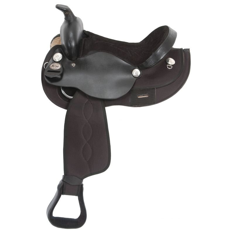 Eclipse Tough1 Synthetic Rnd Skirt Trail Saddle