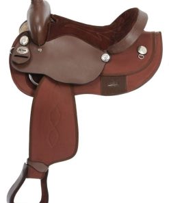 Alternative view of Eclipse Tough1 Synthetic Rnd Skirt Trail Saddle