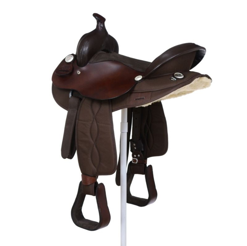Eclipse Tough1 Synthetic Rnd Skirt Trail Saddle - Image 5