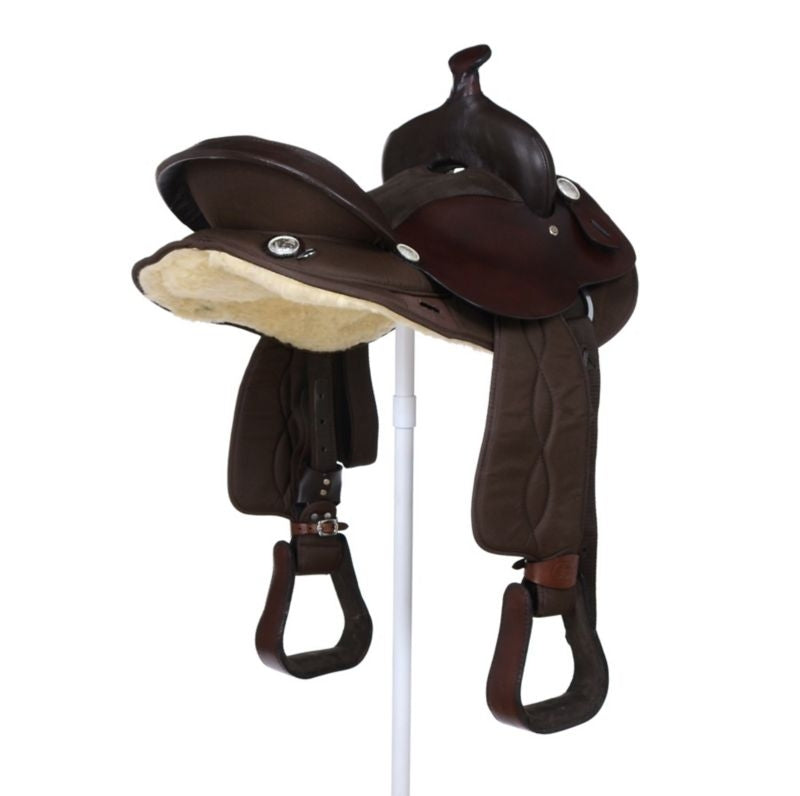 Eclipse Tough1 Synthetic Rnd Skirt Trail Saddle - Image 12