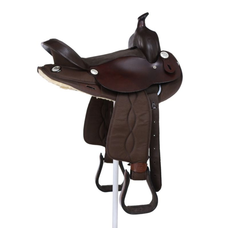 Eclipse Tough1 Synthetic Rnd Skirt Trail Saddle - Image 14