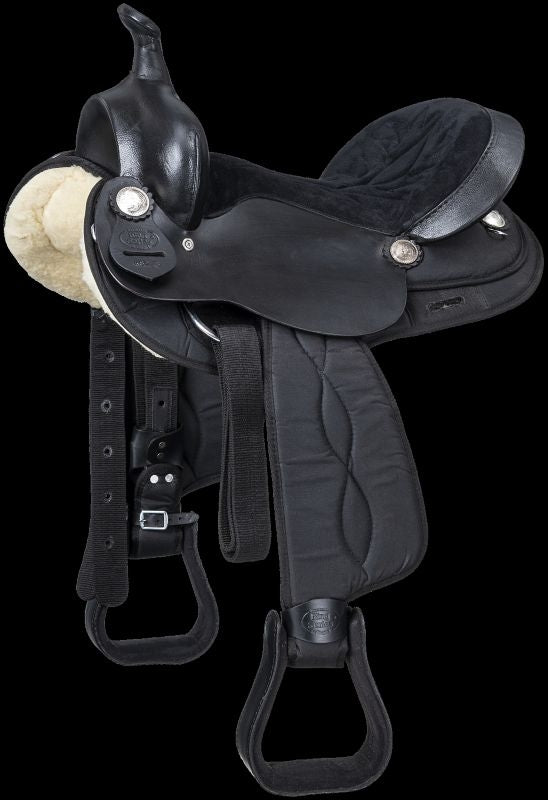 Eclipse Tough1 Synthetic Rnd Skirt Trail Saddle - Image 18