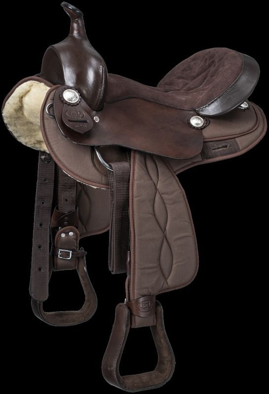 Eclipse Tough1 Synthetic Rnd Skirt Trail Saddle - Image 22