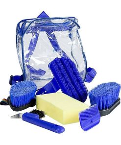 Horze Soft Grip Grooming Backpack Set