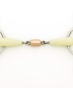 Happy Mouth Copper Roller 2 Ring Gag Bit
